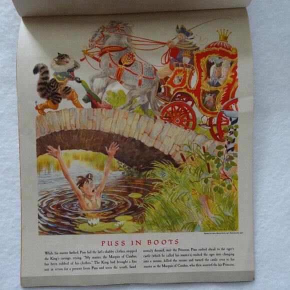 12 Fairy Tale Scenes Morrell 1948 Calendar Feodor Rojankovsky Set of Prints - Picture 9 of 14